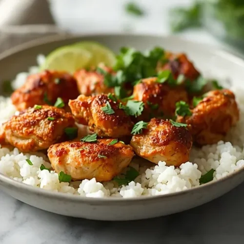 crockpot cilantro lime chicken rice bowl recipe