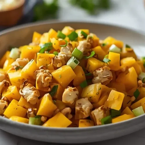 curry mango chicken salad recipe