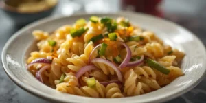 Tangy Ditalini Dill Pickle Pasta Salad for BBQ Side Dishes