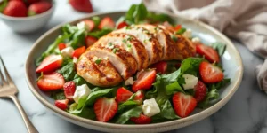 Juicy Strawberry Chicken Salad for Quick Summer Meals