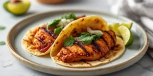 Juicy Blackened Chicken Tacos with Grilled Chicken Flavor