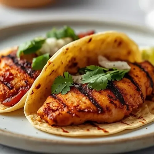 grilled blackened chicken tacos recipe