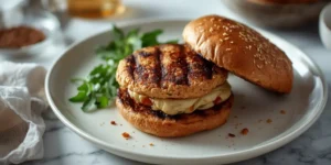Juicy Grilled Chicken Burgers for Family Dinner
