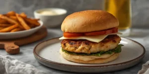 Golden Grilled Chicken Sandwich Burgers for Brunch