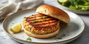 Smoky Salmon Burgers for Summer BBQ Meals