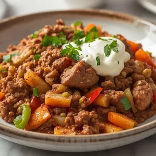 Ground Beef Bowl recipe