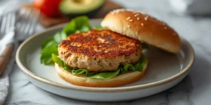 Juicy Ground Chicken Burgers for Healthy Dinner