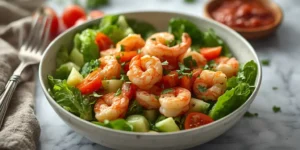 Fresh Shrimp Taco Salad Bowls for Healthy Lunches