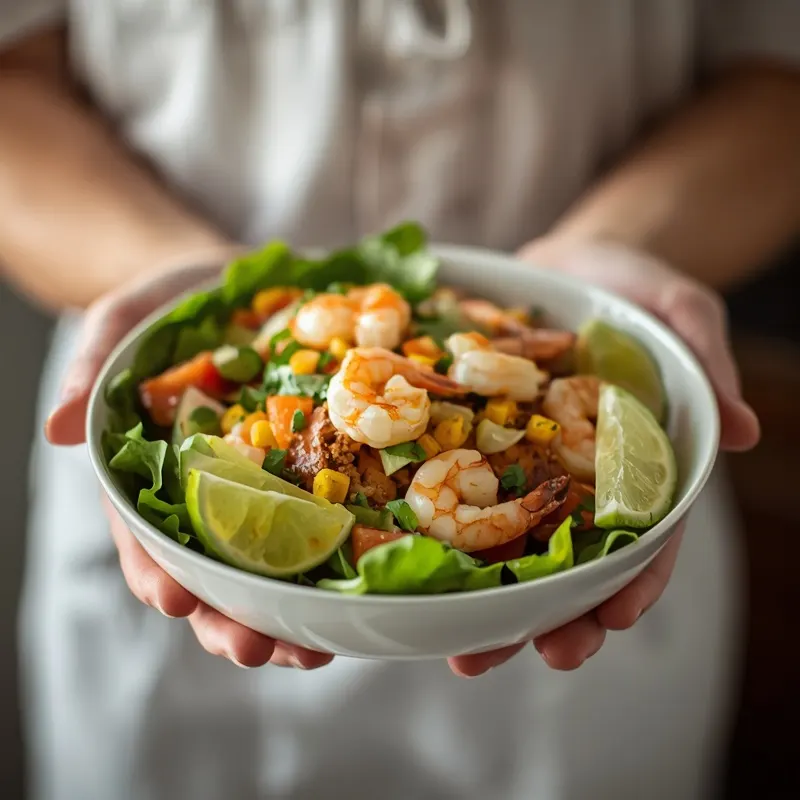 Fresh Shrimp Taco Salad Bowls for Healthy Lunches Fresh Shrimp Taco Salad Bowls for Healthy Lunches