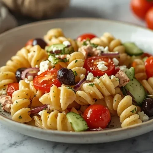 high protein pasta salad recipe