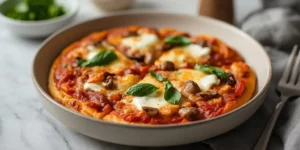 Creamy High Protein Pizza Bowl