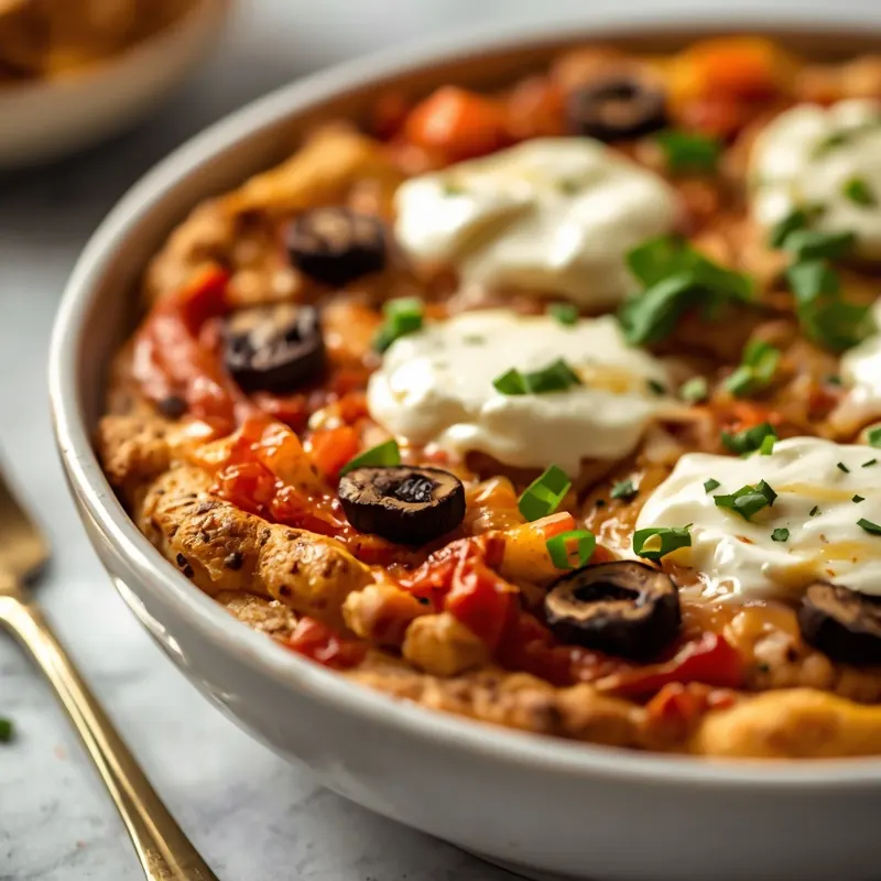 Creamy High Protein Pizza Bowl Creamy High Protein Pizza Bowl