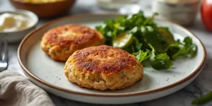 Golden Chicken Hamburger Patties for Easy Lunches