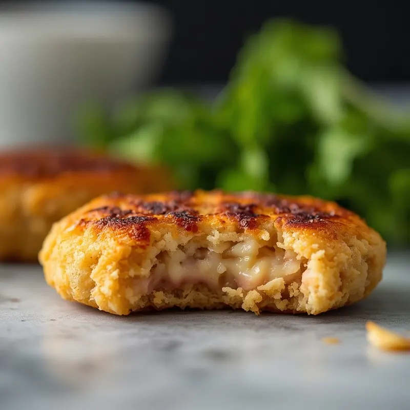 Golden Chicken Hamburger Patties for Easy Lunches Golden Chicken Hamburger Patties for Easy Lunches