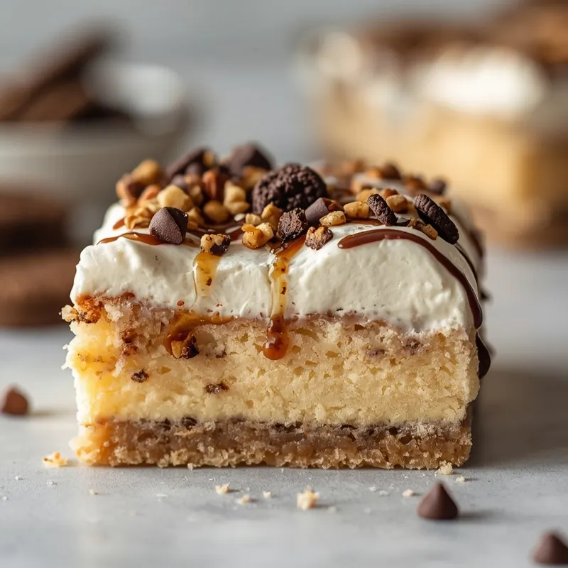 Creamy Ice Cream Sandwich Bar Cake for Potluck Tables