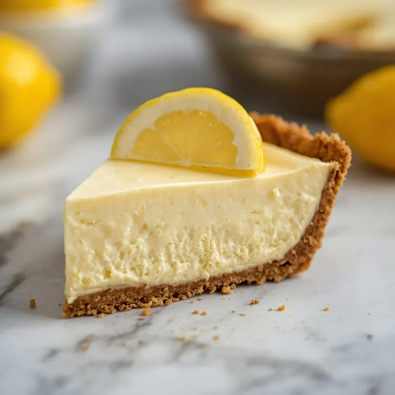 Creamy Lemon Icebox Pie for Hot Summer Days Creamy Lemon Icebox Pie for Hot Summer Days