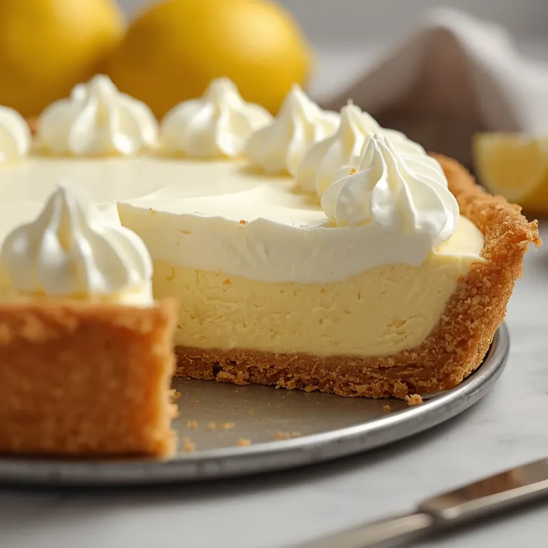 Chilled Lemon Refrigerator Pie for Potluck Parties Chilled Lemon Refrigerator Pie for Potluck Parties