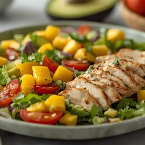 mango avocado chicken salad recipe