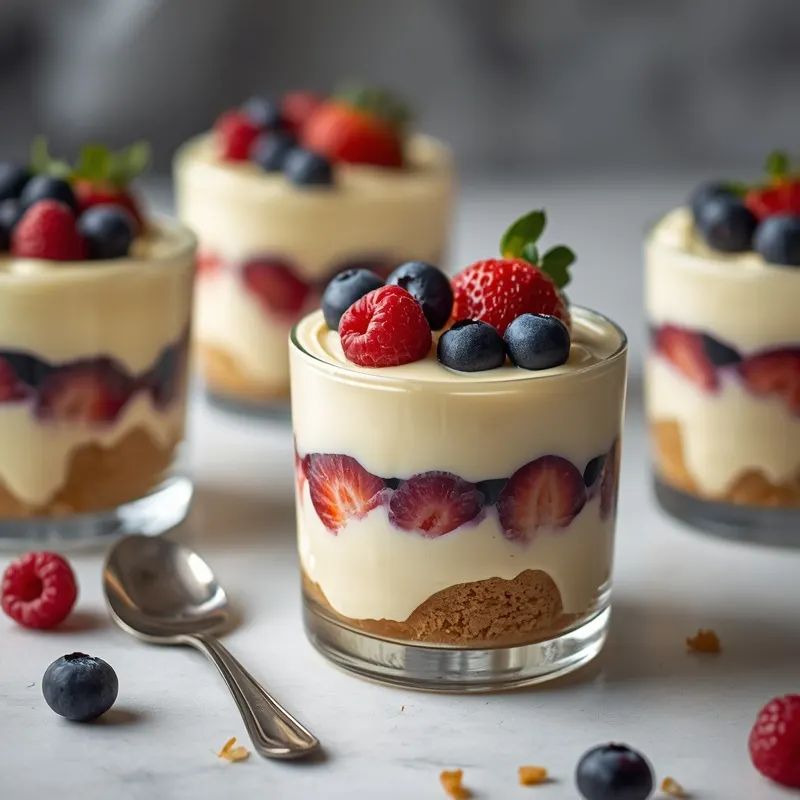 Mini Berry Trifles for Elegant Party Desserts