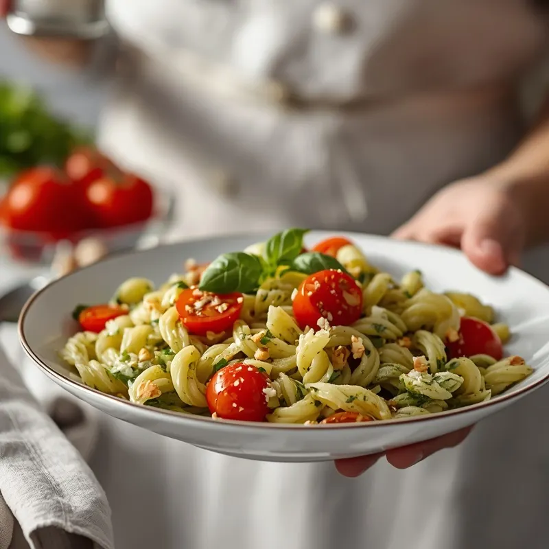 Pesto Pasta Salad with Fresh Flavor
