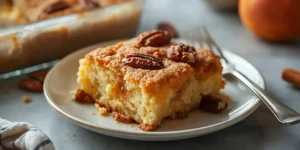 Quick Peach Dump Cake for Last Minute Desserts