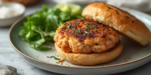 Crispy Fresh Salmon Burgers for Healthy Dinners