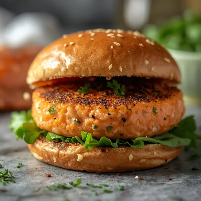Crispy Fresh Salmon Burgers for Healthy Dinners Crispy Fresh Salmon Burgers for Healthy Dinners