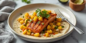 Tropical Salmon Mango Taco Bowls for Easy Meal Prep