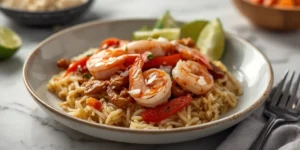 Loaded Shrimp Burrito Taco Bowls for Family Dinners