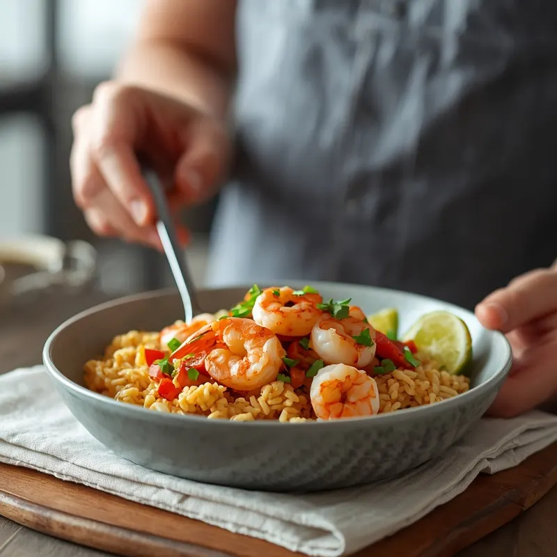 Loaded Shrimp Burrito Taco Bowls for Family Dinners Loaded Shrimp Burrito Taco Bowls for Family Dinners