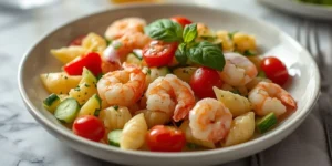 Refreshing Shrimp Shell Pasta Salad for BBQ Cookouts