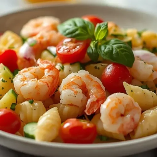 shrimp shell pasta salad recipe