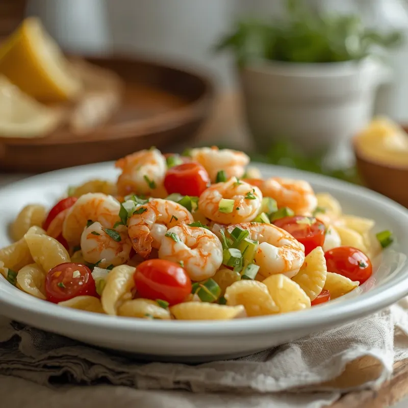 Refreshing Shrimp Shell Pasta Salad for BBQ Cookouts Refreshing Shrimp Shell Pasta Salad for BBQ Cookouts