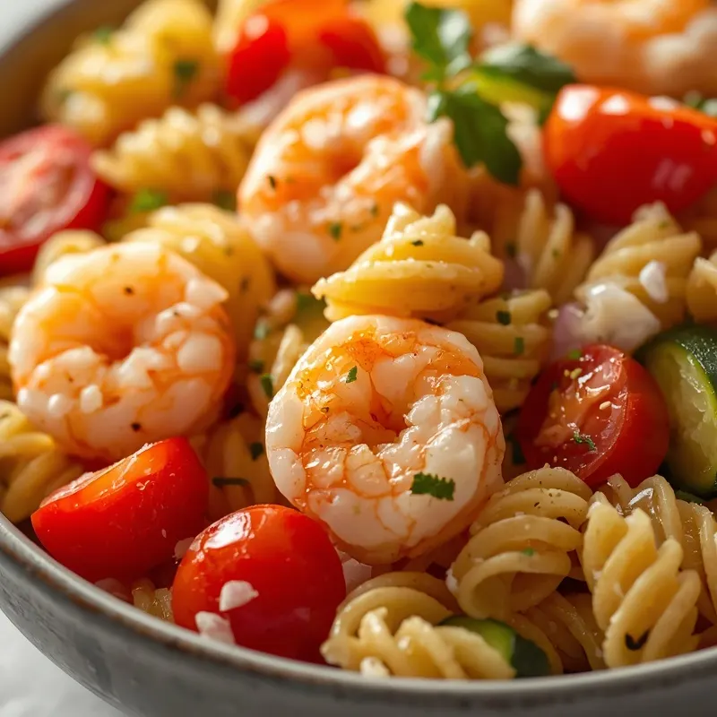 Refreshing Shrimp Shell Pasta Salad for BBQ Cookouts Refreshing Shrimp Shell Pasta Salad for BBQ Cookouts
