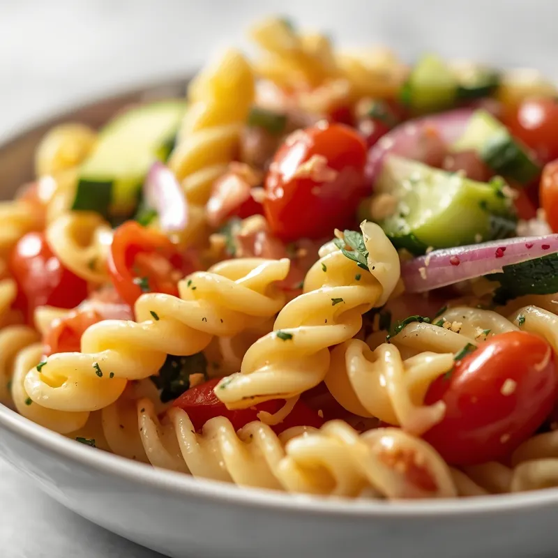 Simple Pasta Salad Quick Recipe