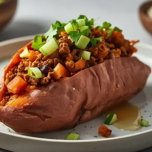 Taco Stuffed Sweet Potato recipe