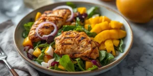 Tropical Mango Chicken Salad for Hot Summer Days