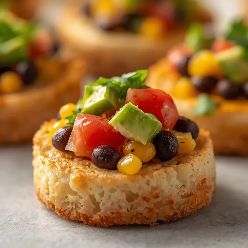 Colorful Cowboy Caviar Cups for Upscale Appetizers Colorful Cowboy Caviar Cups for Upscale Appetizers