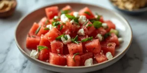 Refreshing Watermelon Feta Salad for Summer BBQs
