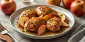 Juicy Apple Cider Chicken Skillet Dinner