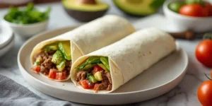Avocado Ranch Beef Wraps With Creamy Avocado Filling