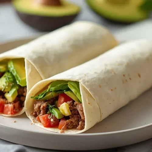 Avocado Ranch Beef Wraps recipe