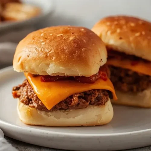 BBQ Beef Pepper Jack Sliders recipe