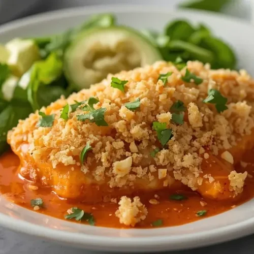Buffalo Chicken Crunch Bowl recipe