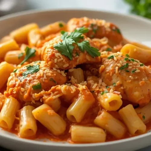 Buffalo Chicken Ditalini Skillet recipe
