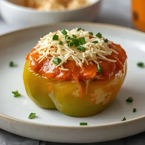 buffalo chicken stuffed peppers recipe