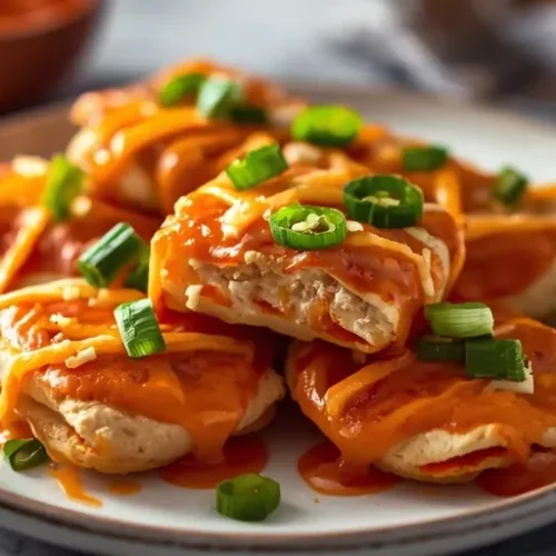 Buffalo Cottage Cheese Quesadilla Bites recipe