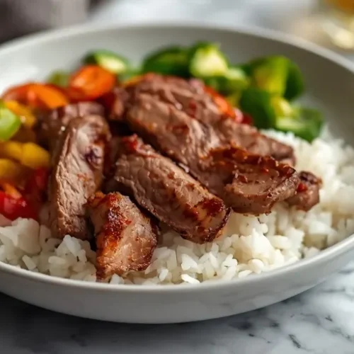 Cajun Steak Rice Bowl recipe