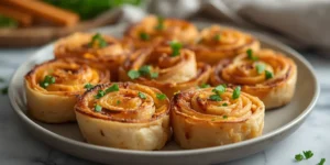 Cheesy Cheddar Ranch Chicken Pinwheels