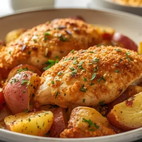Chicken Ranch Potato Bake recipe